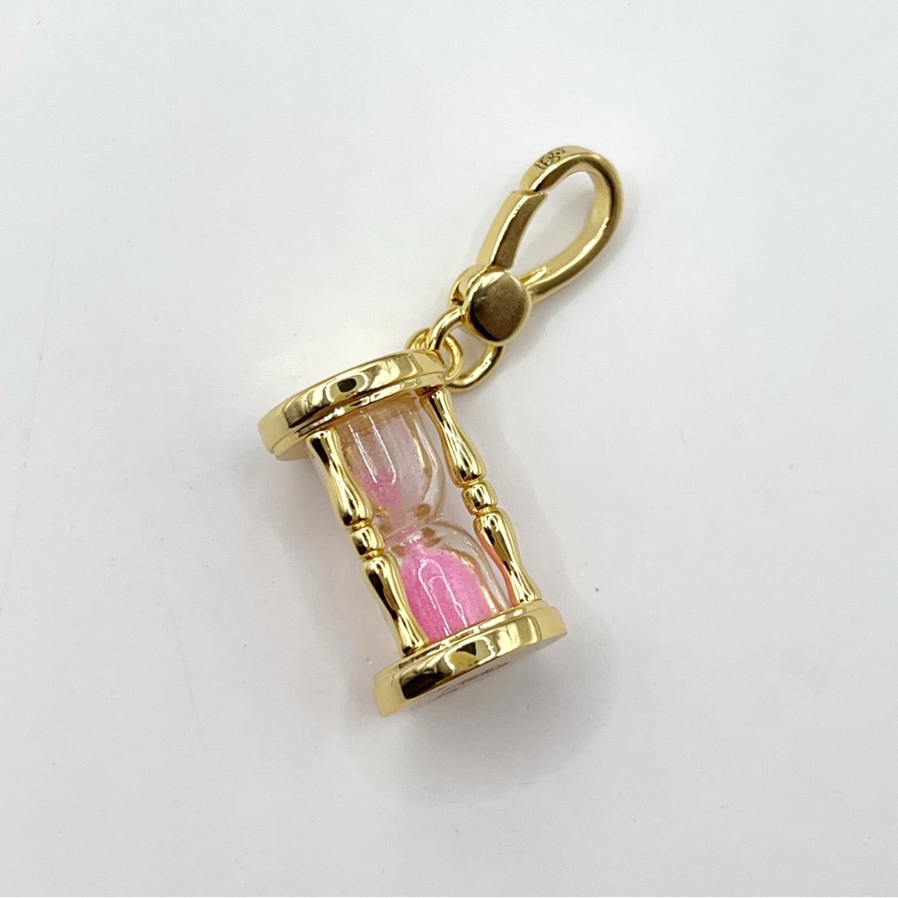 Juicy Couture glass hour charm